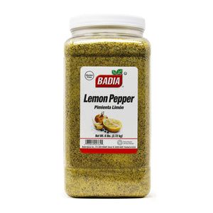 Badia Lemon Pepper Seasoning, 6 lb