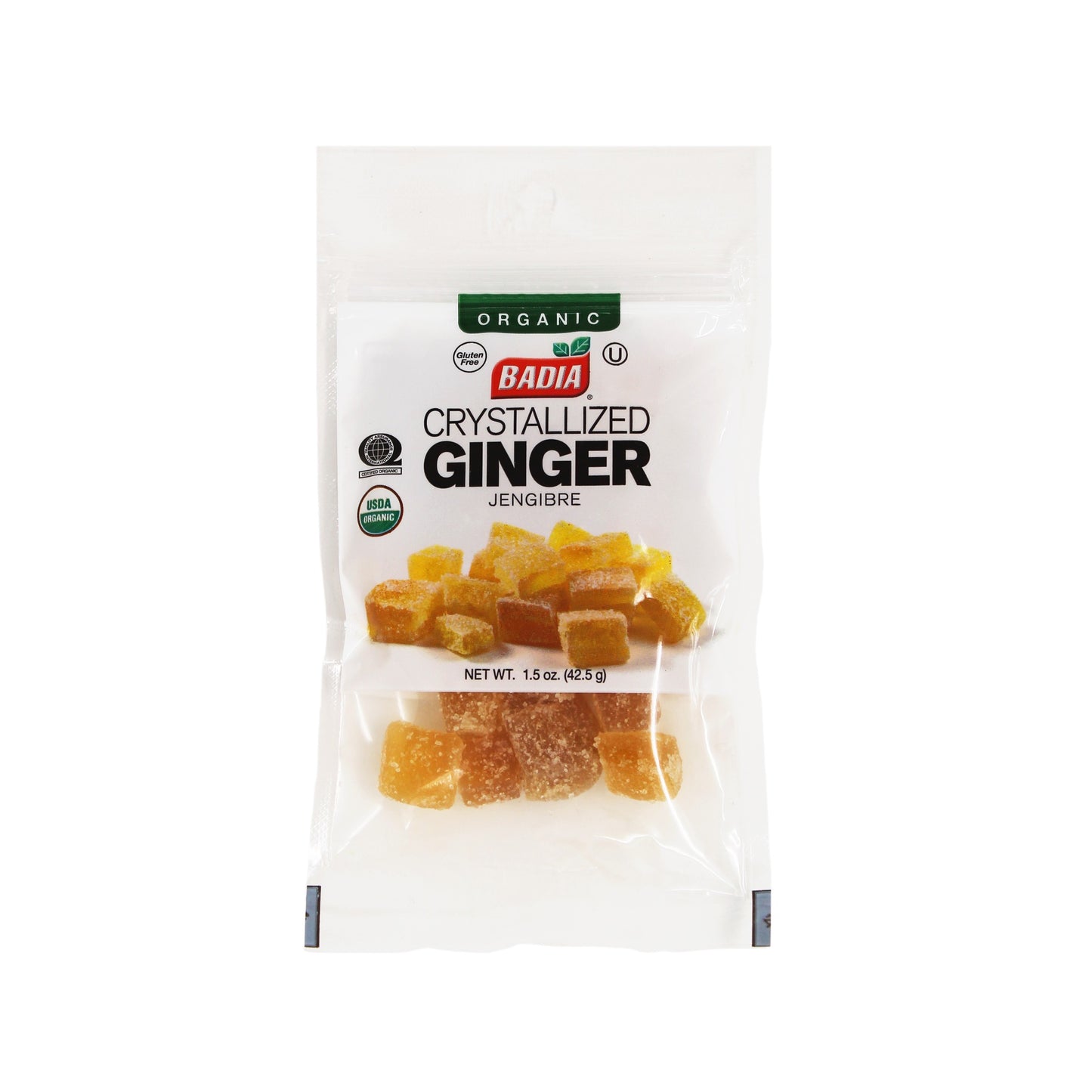 Organic Crystallized Ginger - 1.5 oz.