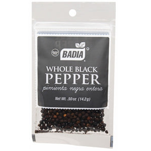 Badia Black Pepper Whole, 0.5 oz