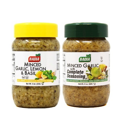 Minced Garlic Complete Seasoning® & Lemon Basil 8oz – Bundle