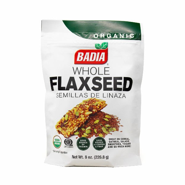 Flax Whole Seed Organic – 8 OZ
