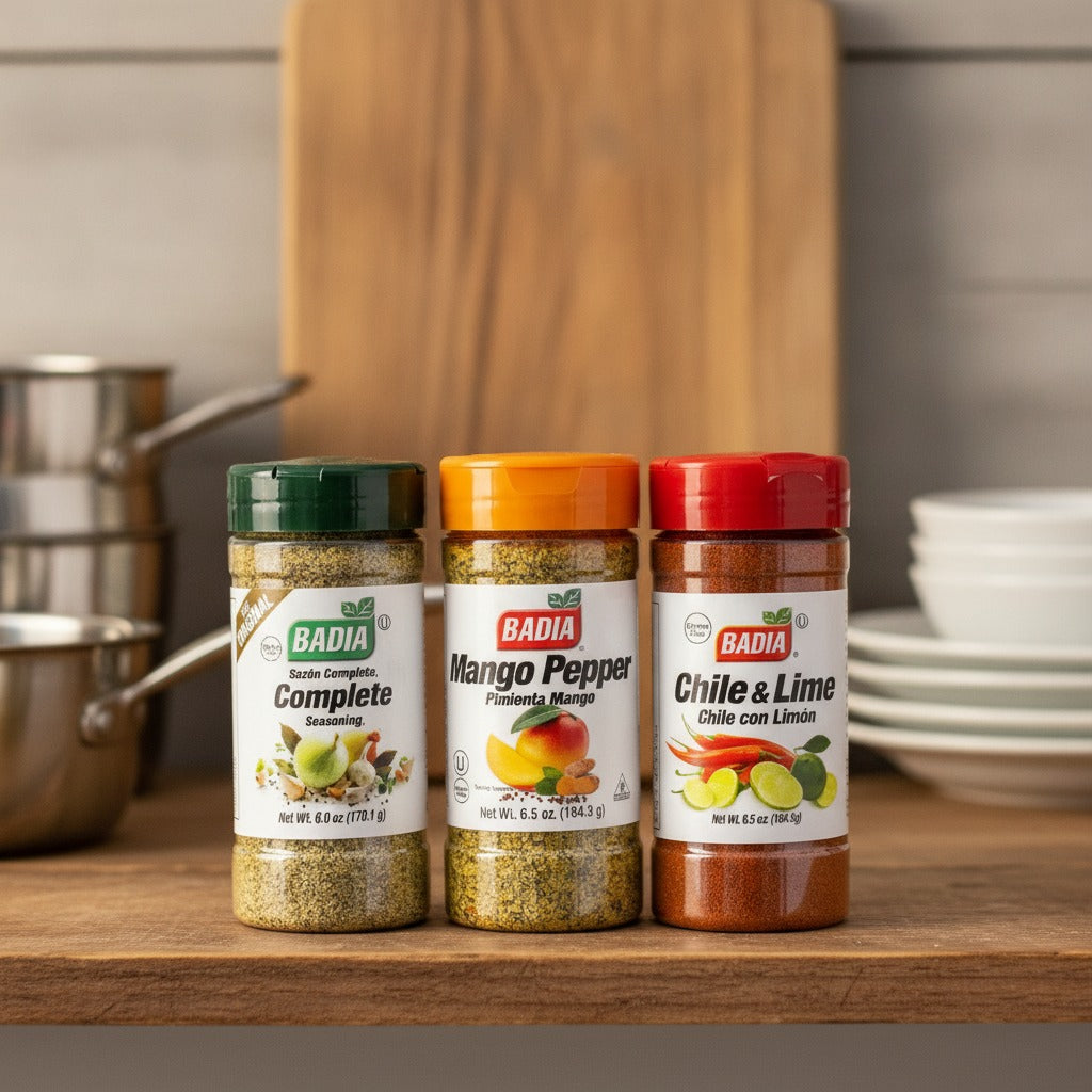 Badia Complete Seasoning, Mango Pepper & Chile Lime Bundle — lifestyle