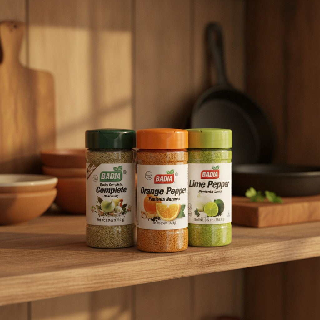 Badia Complete Seasoning, Orange Pepper & Lime Pepper Bundle — lifestyle