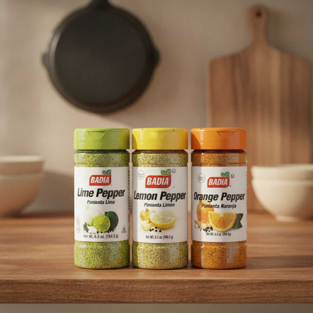 Badia Lemon, Lime & Orange Pepper Bundle — lifestyle