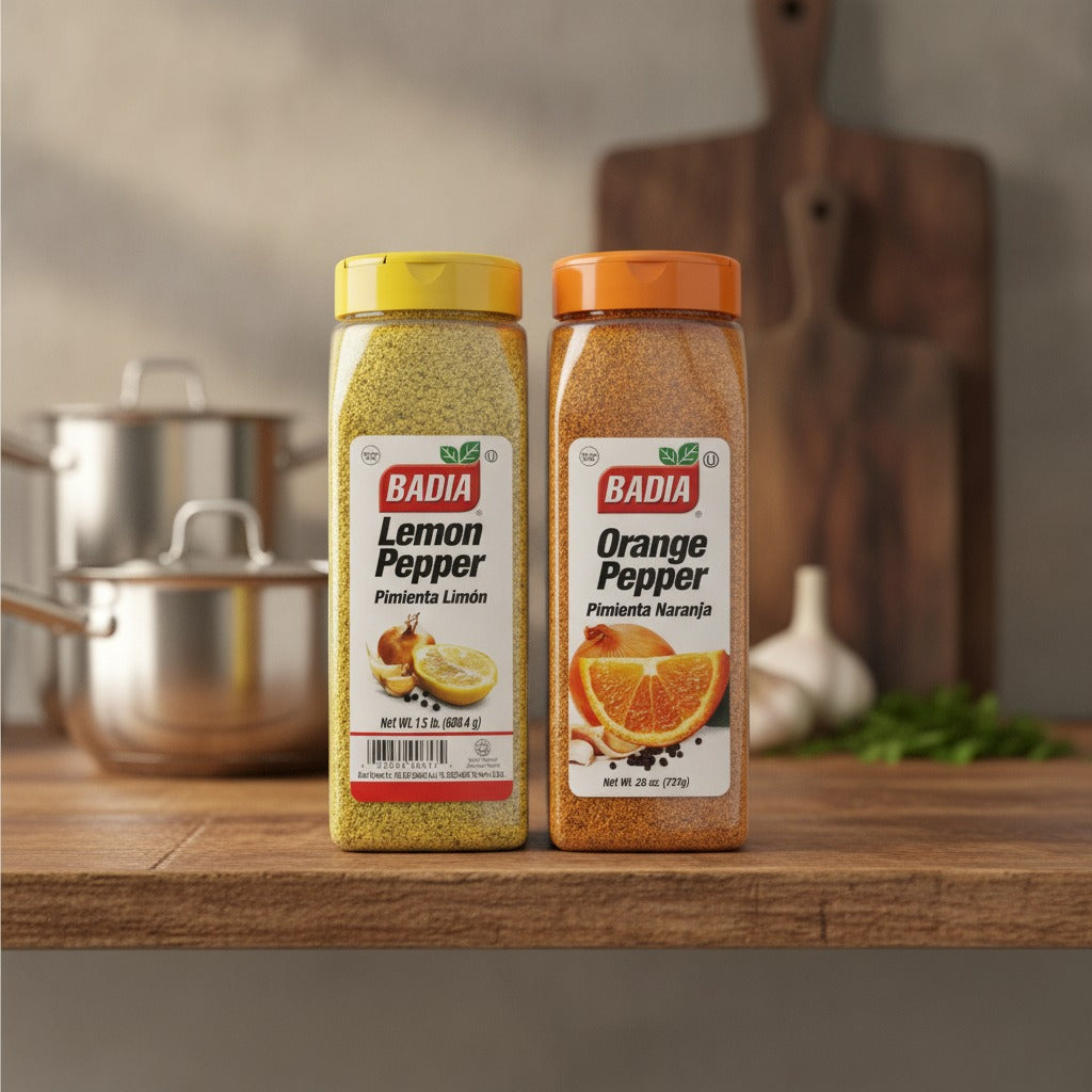 Badia Lemon Pepper & Orange Pepper Big Bundle — lifestyle