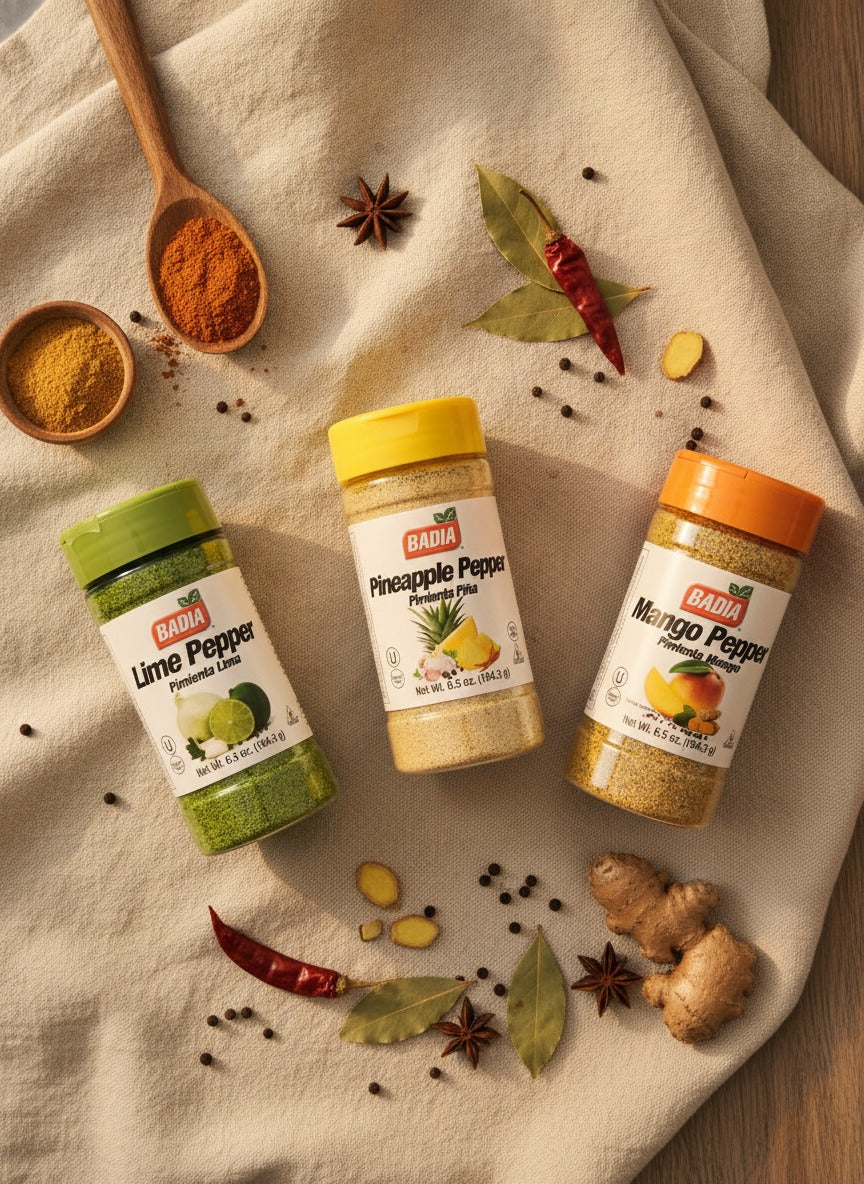 Badia Pineapple, Mango & Lime Pepper Bundle — lifestyle