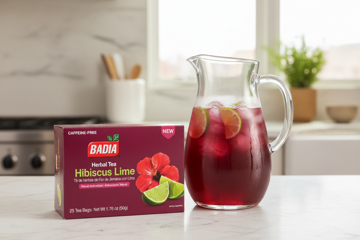 Badia Herbal Tea - Hibiscus Lime