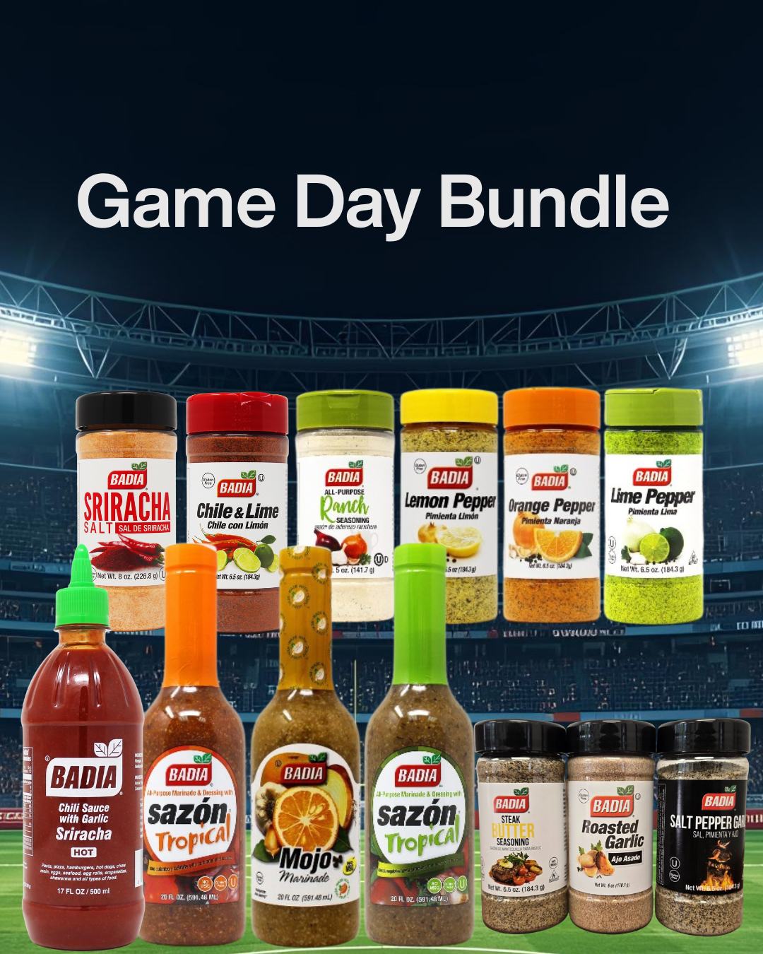 The Ultimate Game Day Bundle — 13 Badia Spices & Sauces to Rule the Grill