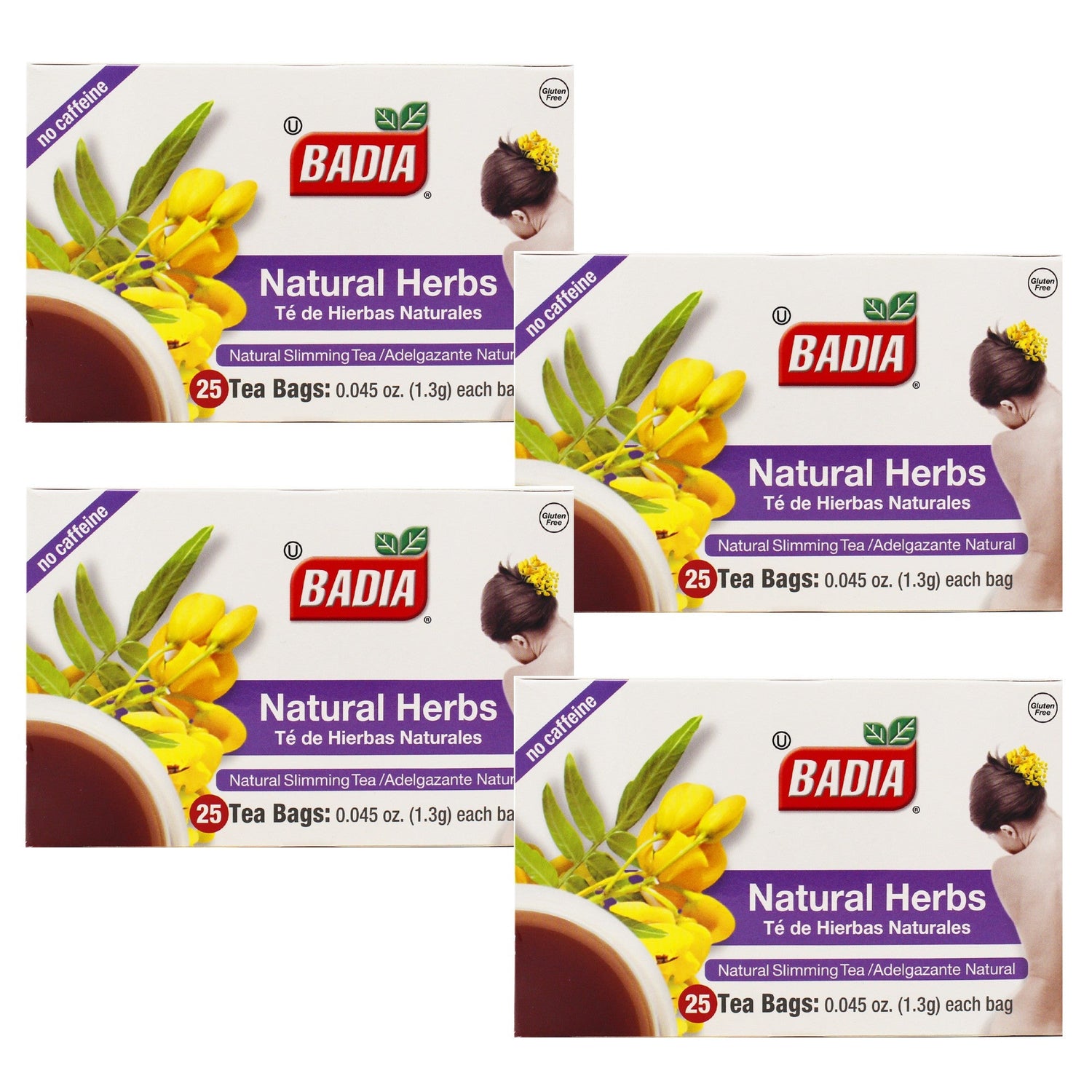 Wellness Teas and Superfoods - Badia natural herbs tea bundle