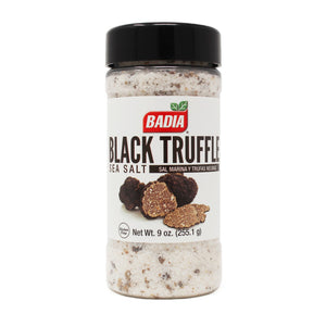 Badia Black Truffle Sea Salt, 9 oz