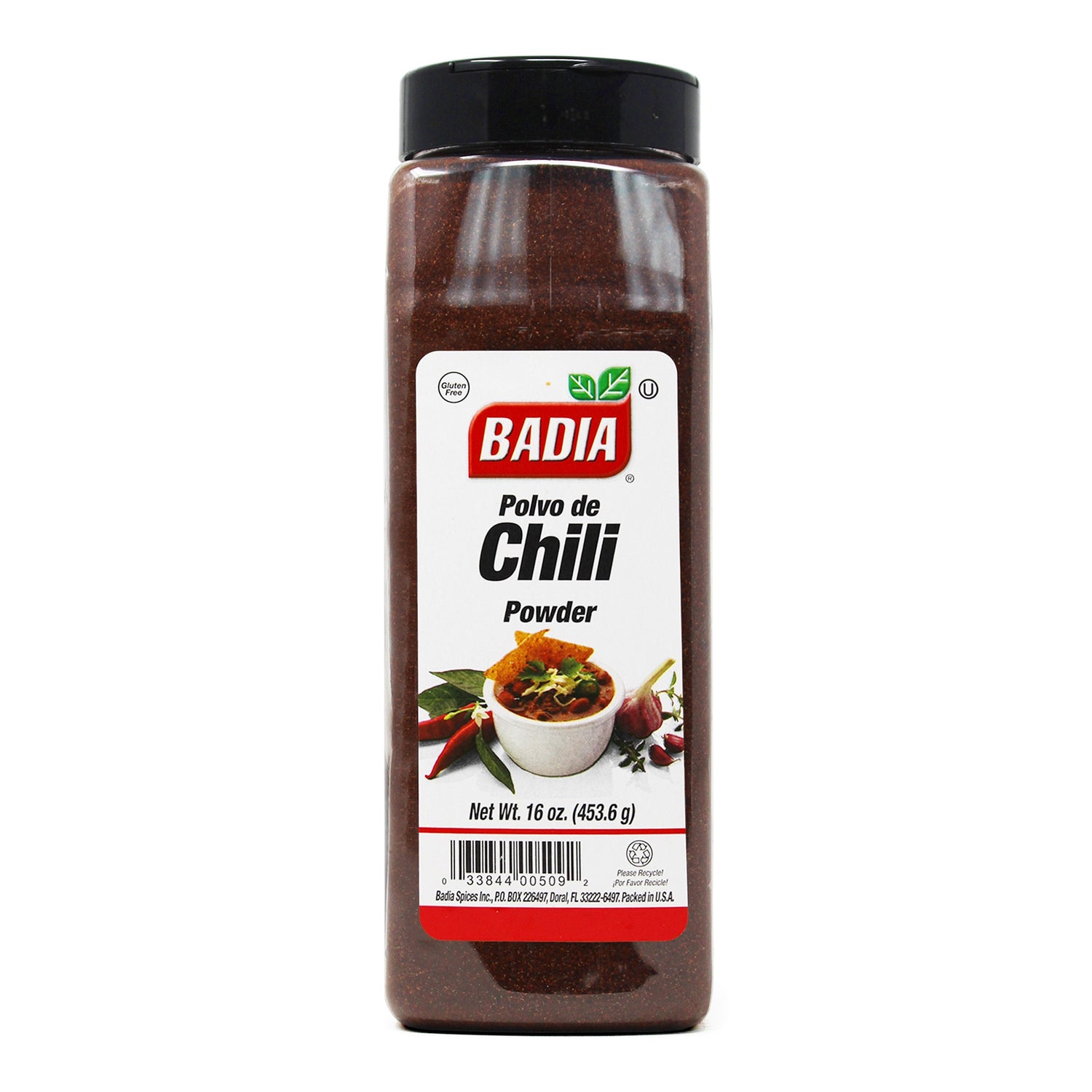 Badia Chili Powder Seasoning, 16 oz — for tacos, fajitas and Mexican marinades