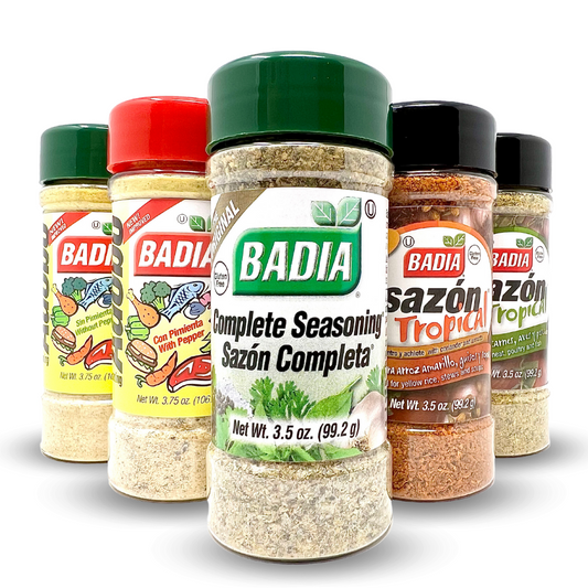 Adobo Sazon Tropical & Complete Seasoning - 3.5 oz Sampler Bundle
