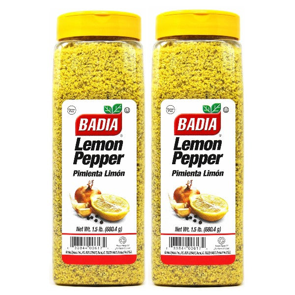 Badia Lemon Pepper seasoning mix 1.5 lbs. 2 pack.
