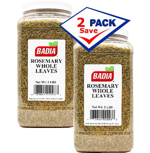 Badia Rosemary Whole Leaves 2 Lbs Pack of 2