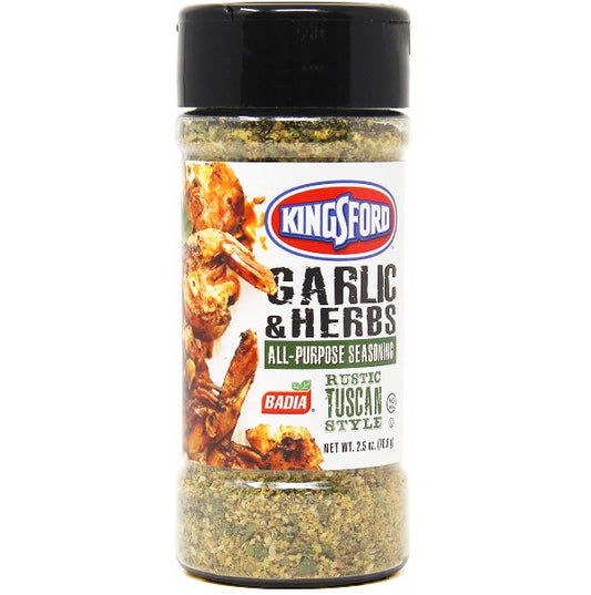 Kingsford Garlic & Herbs All-Purpose Seasoning – 2.5 oz
