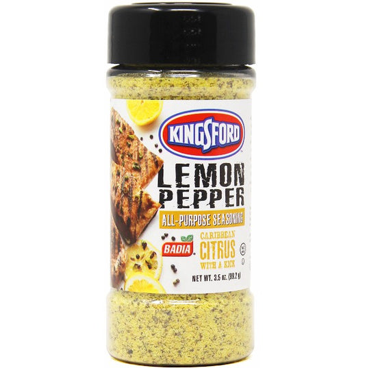 Kingsford Lemon Pepper All-Purpose Seasoning – 3.5 oz