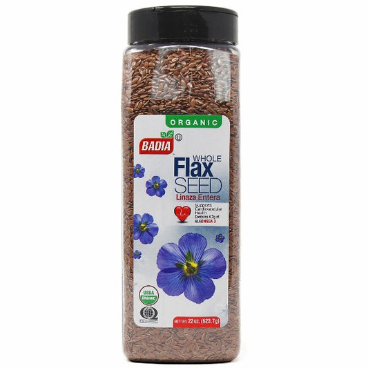 Organic Flax Seed Whole - 22 oz