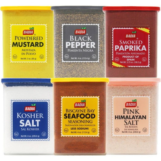 Badia Can Variety Spices  - Bundle -  6 Special Spices for your Dishes!