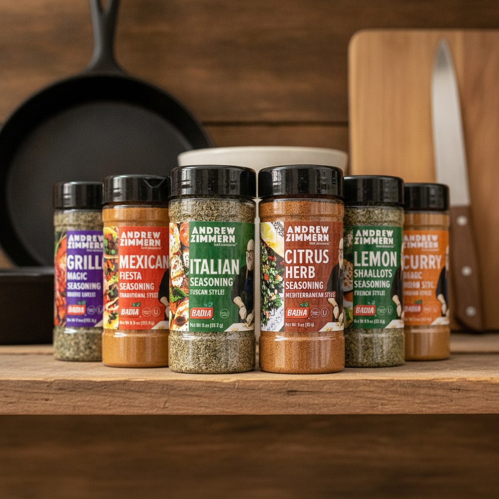 Andrew Zimmern Global Spice Blends 6-Pack Bundle — lifestyle