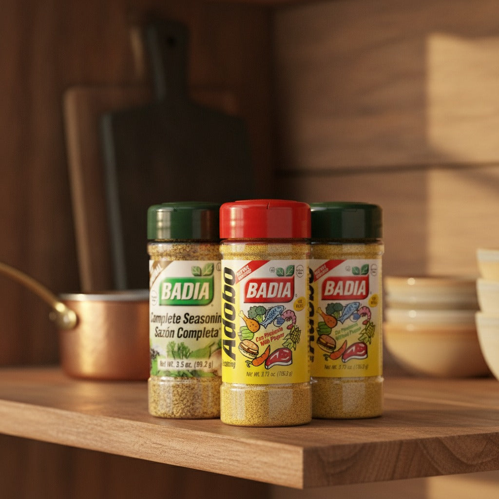 Badia Adobo (with & without Pepper) & Complete Seasoning Bundle — lifestyle