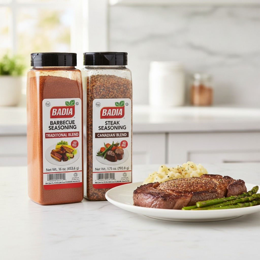Badia Canadian Steak Seasoning & Traditional Barbecue Seasoning Big Bundle — lifestyle