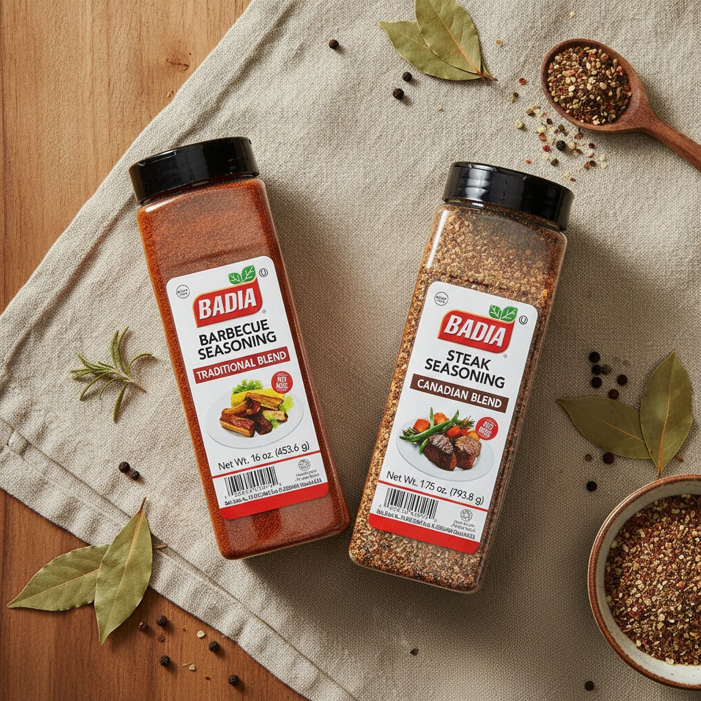 Badia Canadian Steak Seasoning & Traditional Barbecue Seasoning Big Bundle — lifestyle