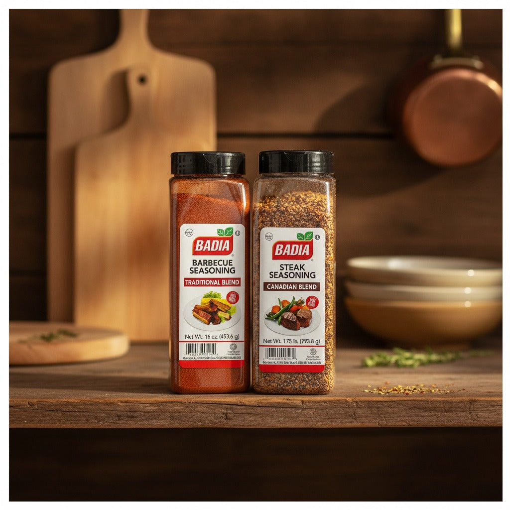 Badia Canadian Steak Seasoning & Traditional Barbecue Seasoning Big Bundle — lifestyle