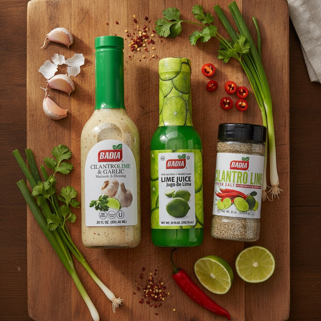Badia Cilantro Lime Marinade, Lime Juice & Cilantro Lime Pepper Salt Bundle — lifestyle