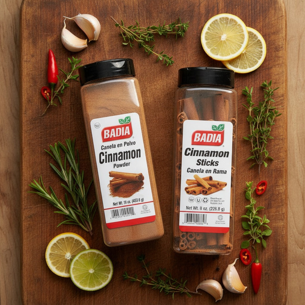 Badia Cinnamon Powder & Cinnamon Sticks Bundle — lifestyle