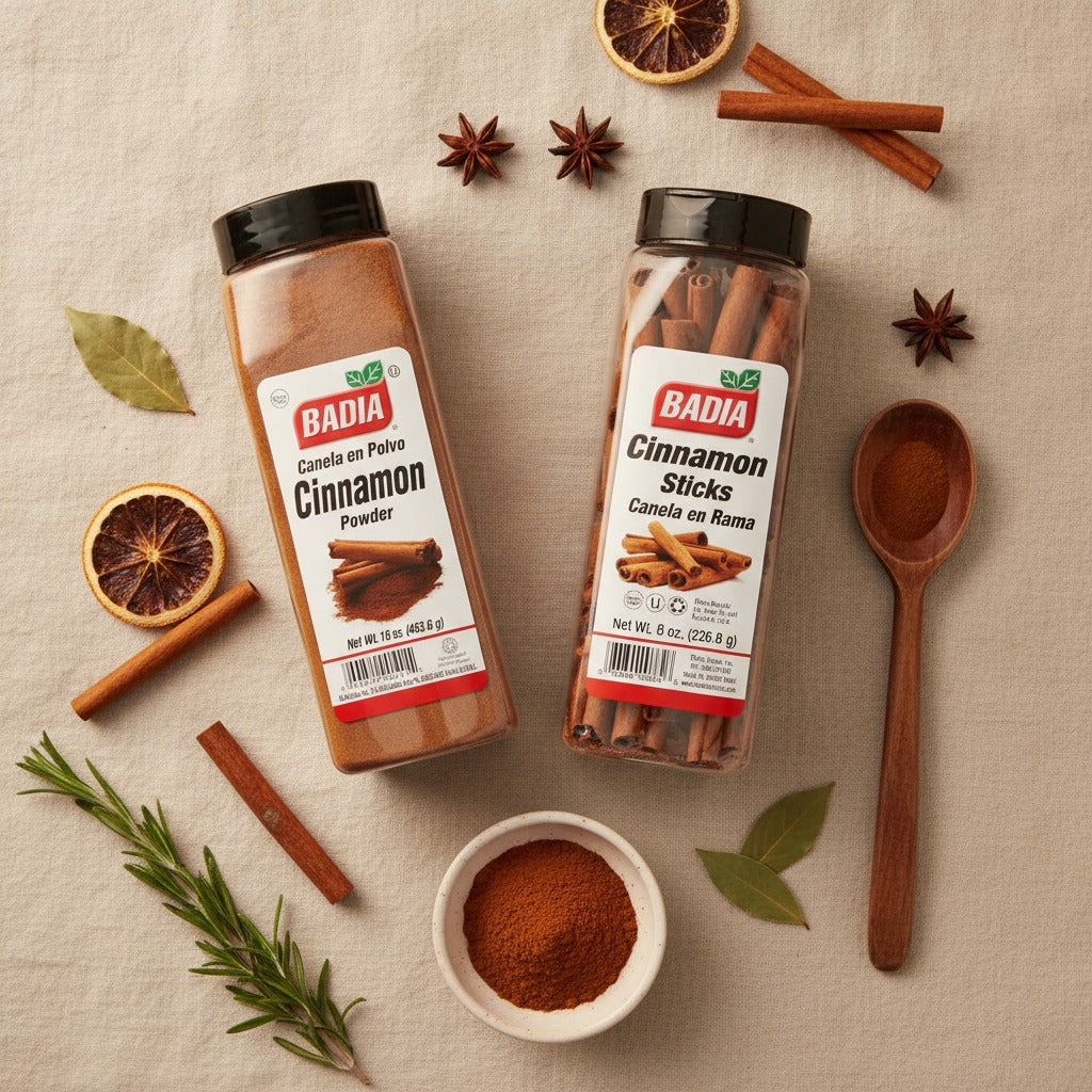 Badia Cinnamon Powder & Cinnamon Sticks Bundle — lifestyle