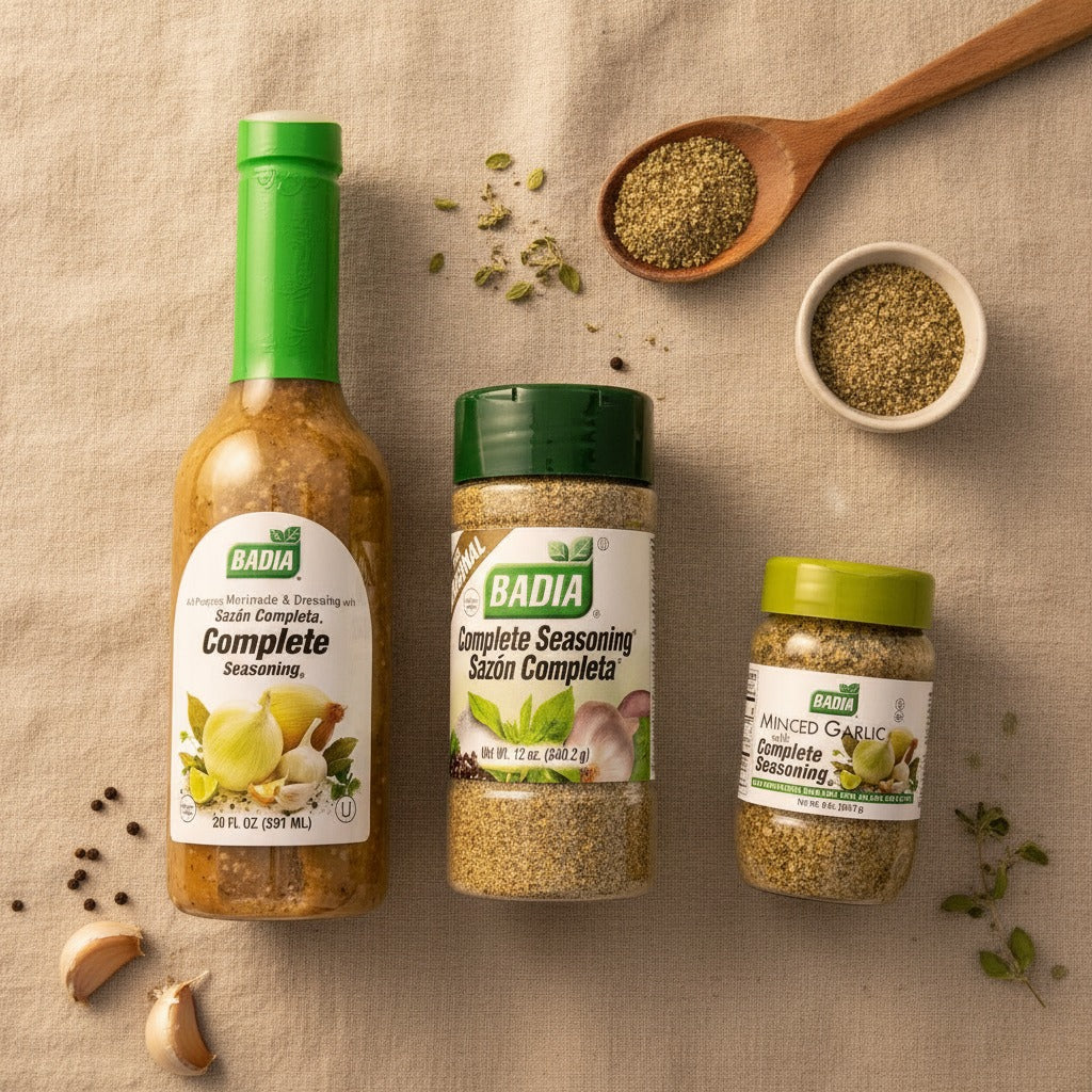 Badia Complete Seasoning, Minced Garlic & Marinade Bundle — lifestyle