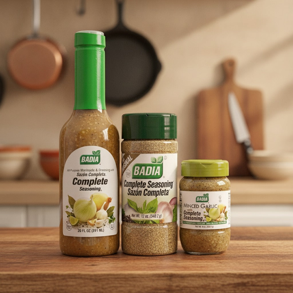 Badia Complete Seasoning, Minced Garlic & Marinade Bundle — lifestyle