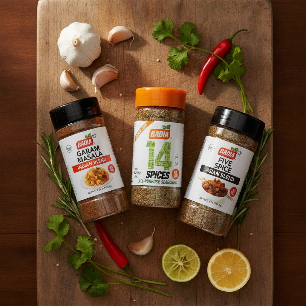 Badia Garam Masala, 14 Spices & Five Spice Bundle — lifestyle