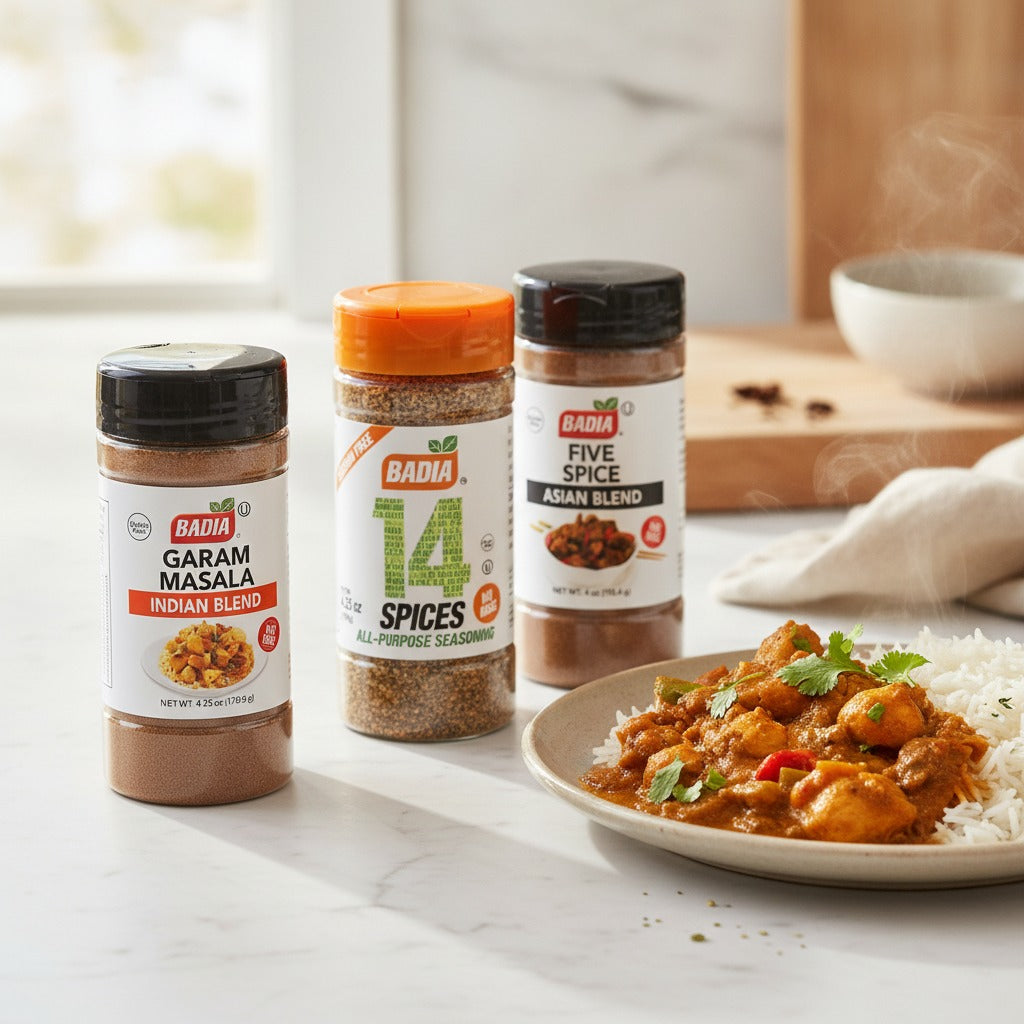 Badia Garam Masala, 14 Spices & Five Spice Bundle — lifestyle