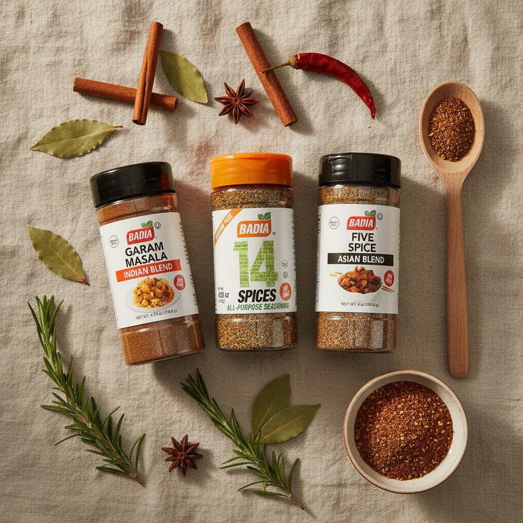 Badia Garam Masala, 14 Spices & Five Spice Bundle — lifestyle