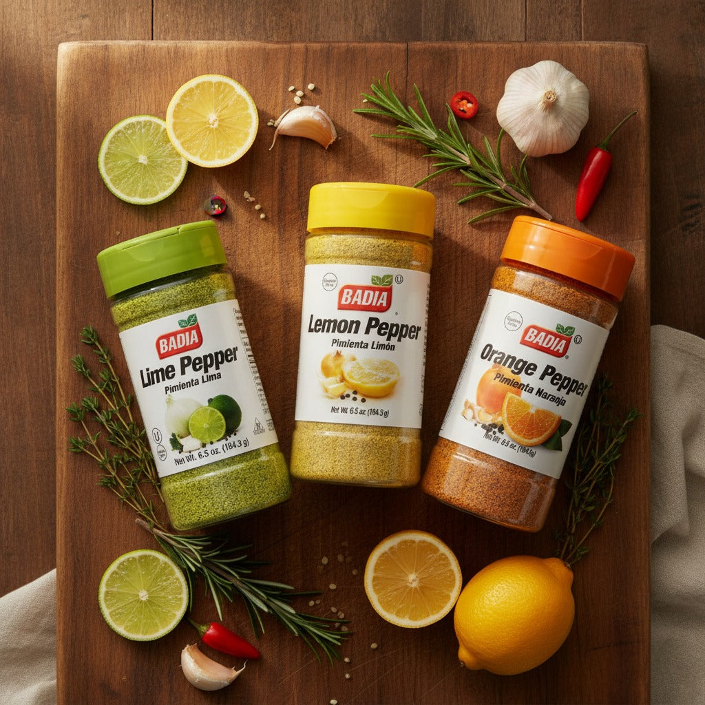 Badia Lemon, Lime & Orange Pepper Bundle — lifestyle