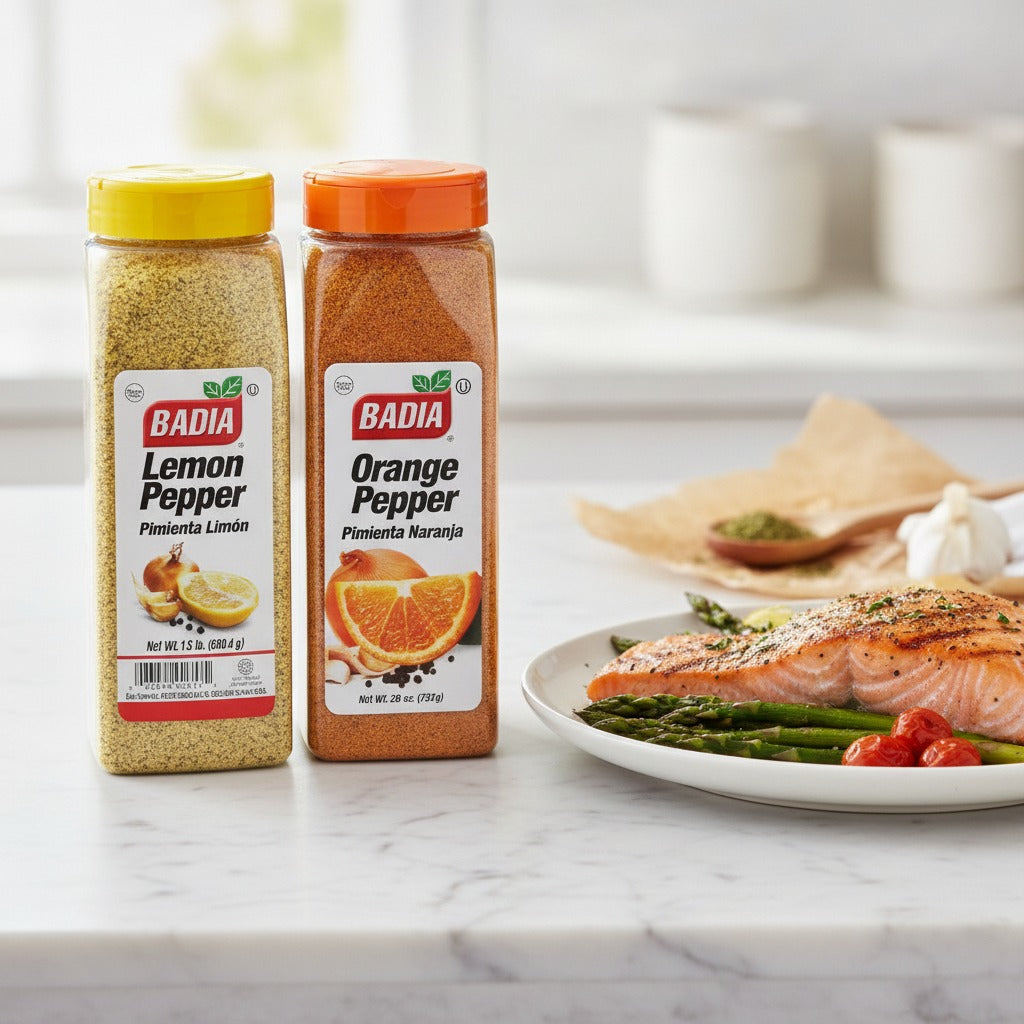 Badia Lemon Pepper & Orange Pepper Big Bundle | Bodega Badia