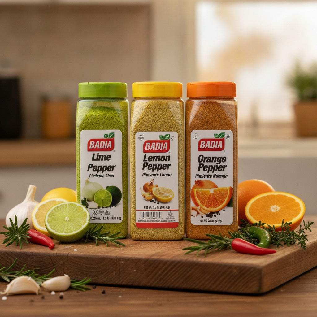 Badia Lime, Lemon & Orange Pepper Bundle — lifestyle
