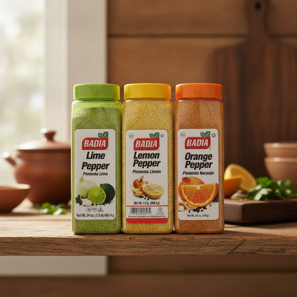 Badia Lime, Lemon & Orange Pepper Bundle — lifestyle