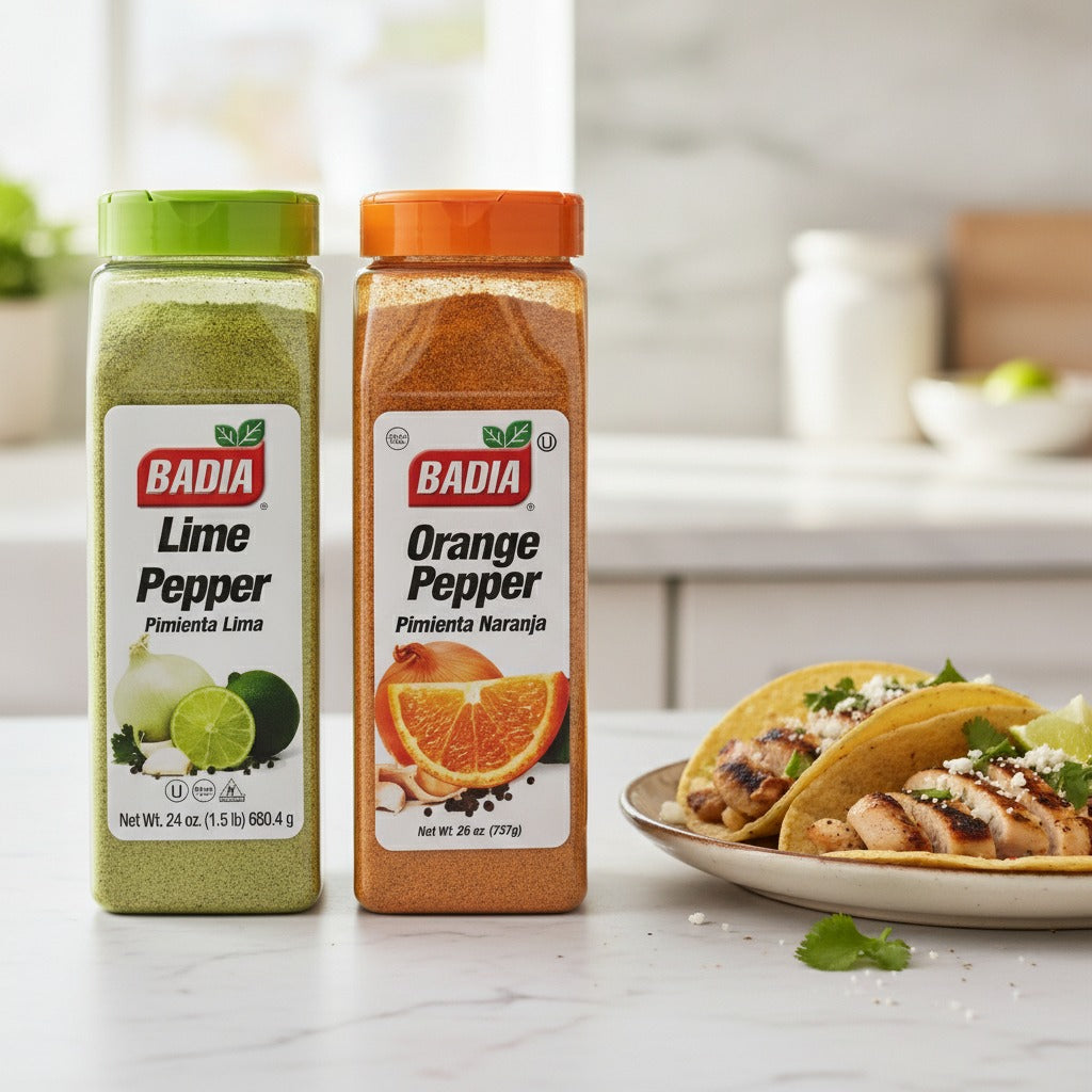 Badia Lime Pepper & Orange Pepper Bundle — lifestyle