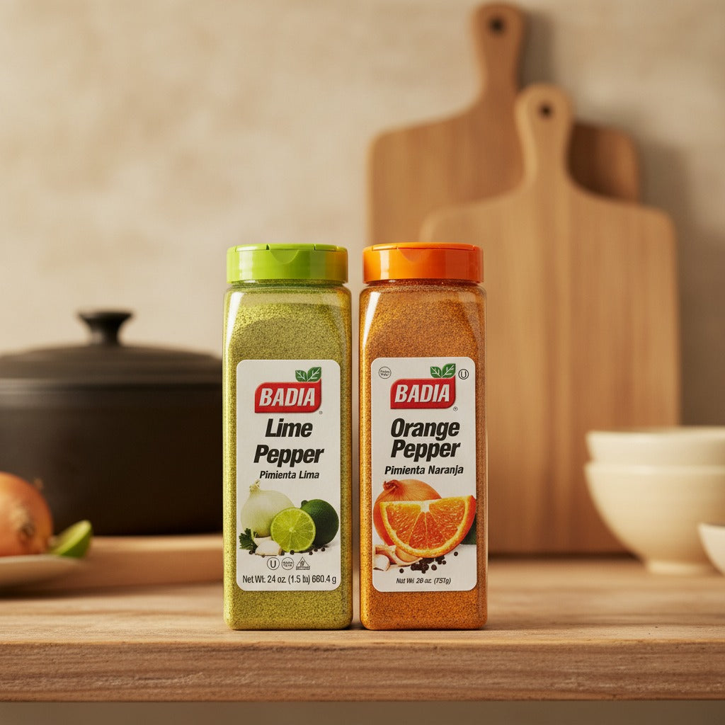 Badia Lime Pepper & Orange Pepper Bundle — lifestyle