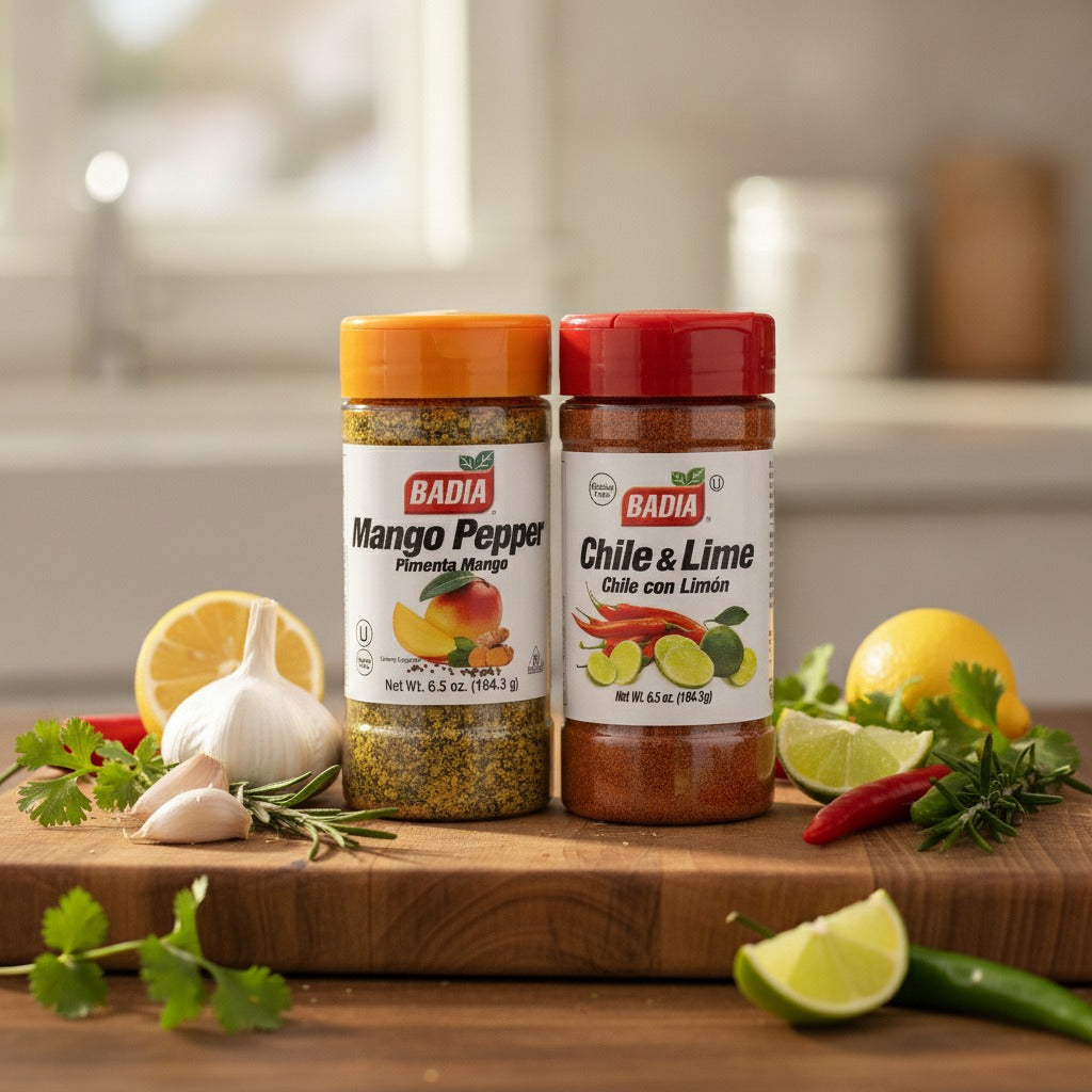 Badia Mango Pepper & Chile Lime Pepper Bundle — lifestyle
