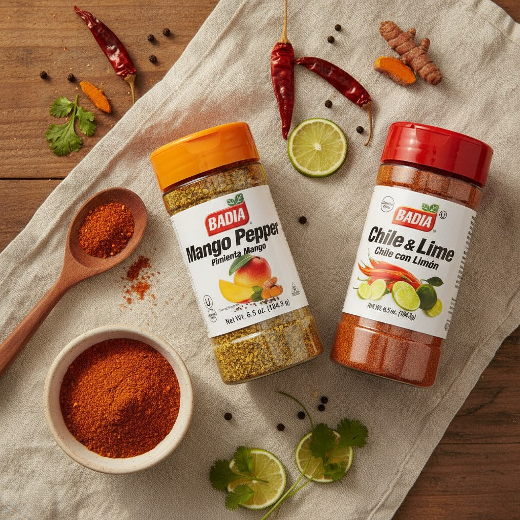 Badia Mango Pepper & Chile Lime Pepper Bundle — lifestyle