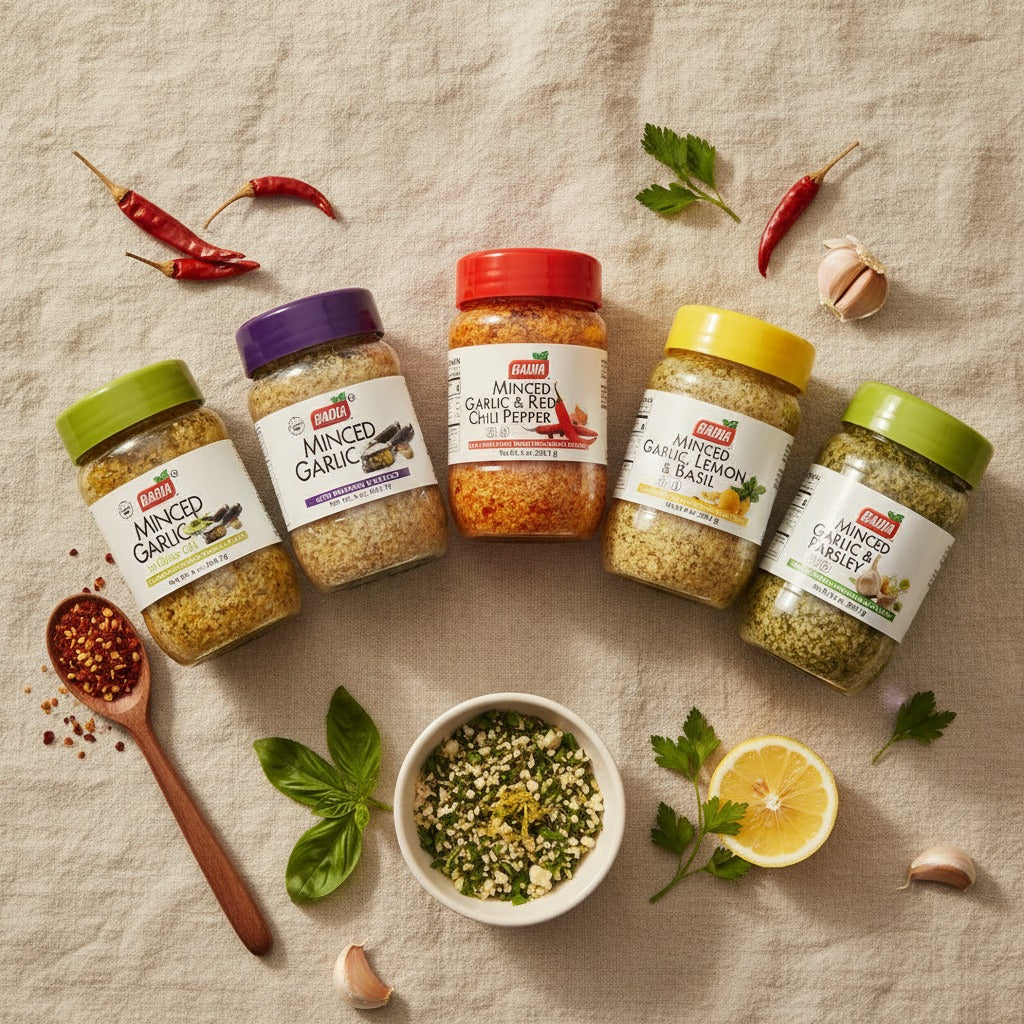 Badia Minced Garlic Five-Flavor Bundle — lifestyle