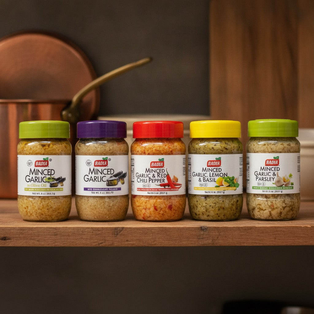 Badia Minced Garlic Five-Flavor Bundle — lifestyle