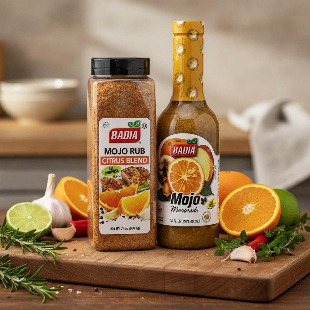 Badia Mojo Citrus Rub & Mojo Marinade Bundle — lifestyle