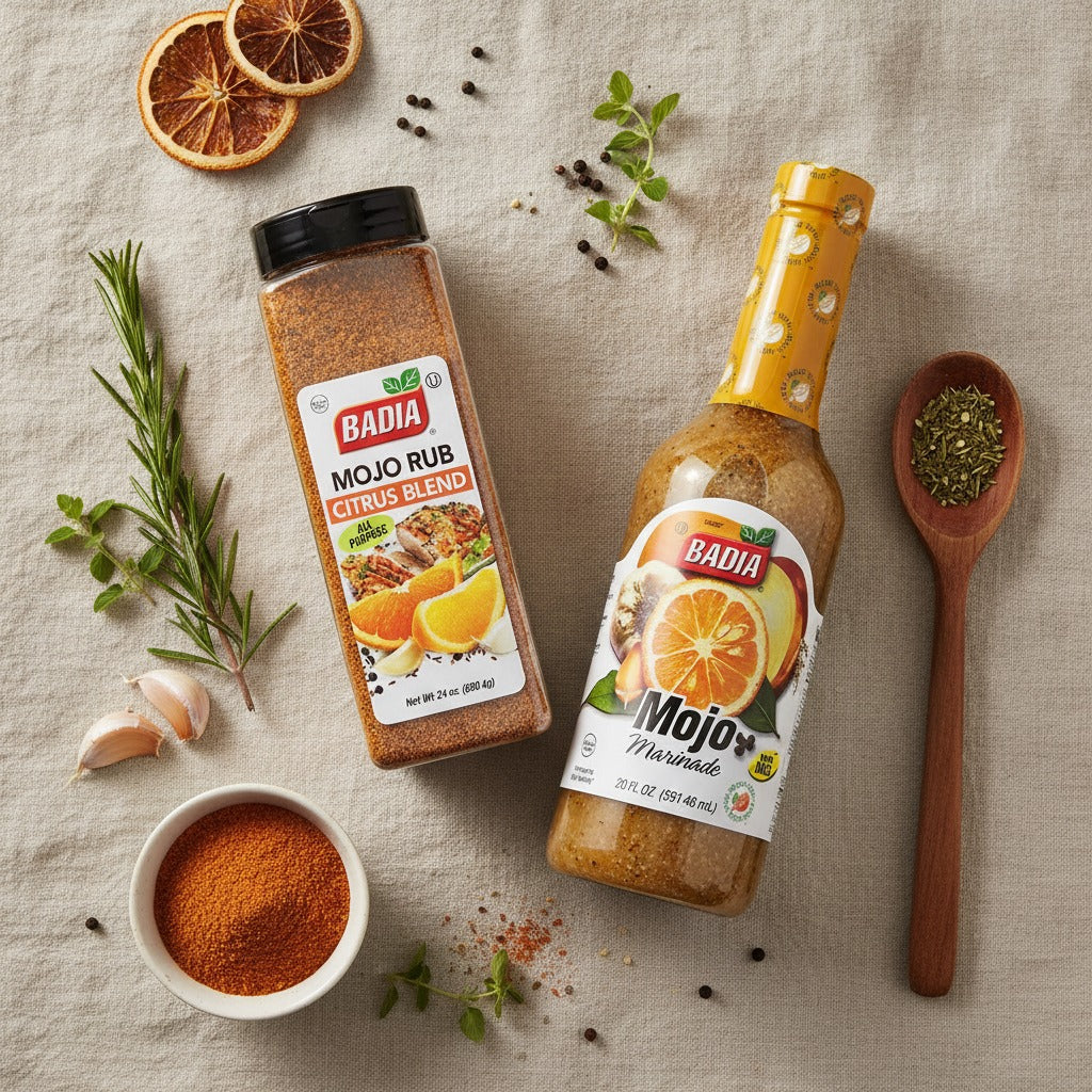 Badia Mojo Citrus Rub & Mojo Marinade Bundle — lifestyle