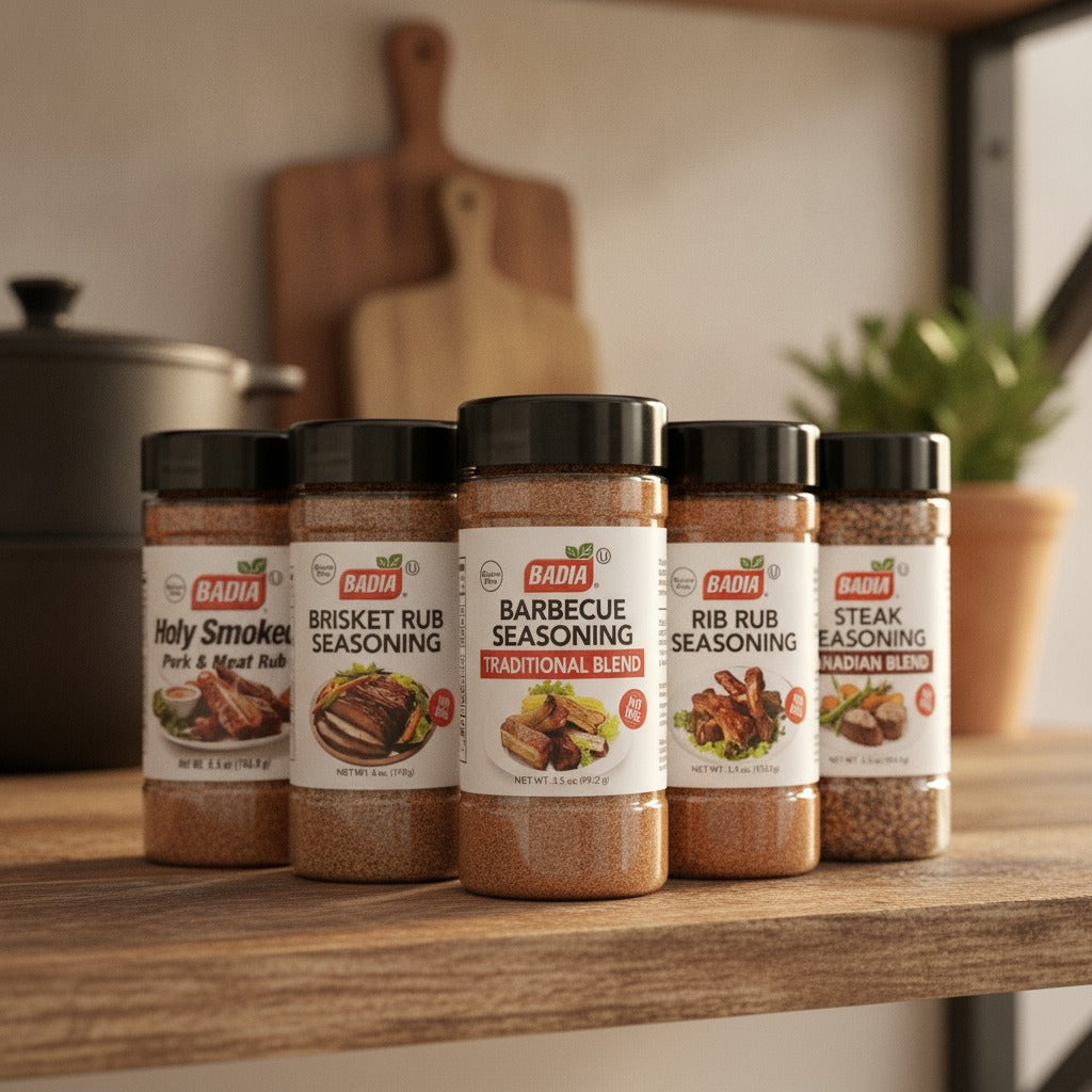 Badia Pork, Brisket, BBQ, Rib & Steak Seasoning Bundle — lifestyle