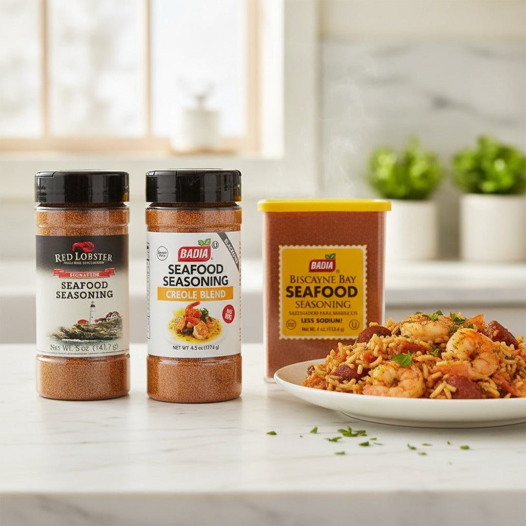 Badia Red Lobster, Creole Blackened & Biscayne Bay Seafood Seasoning Bundle — lifestyle