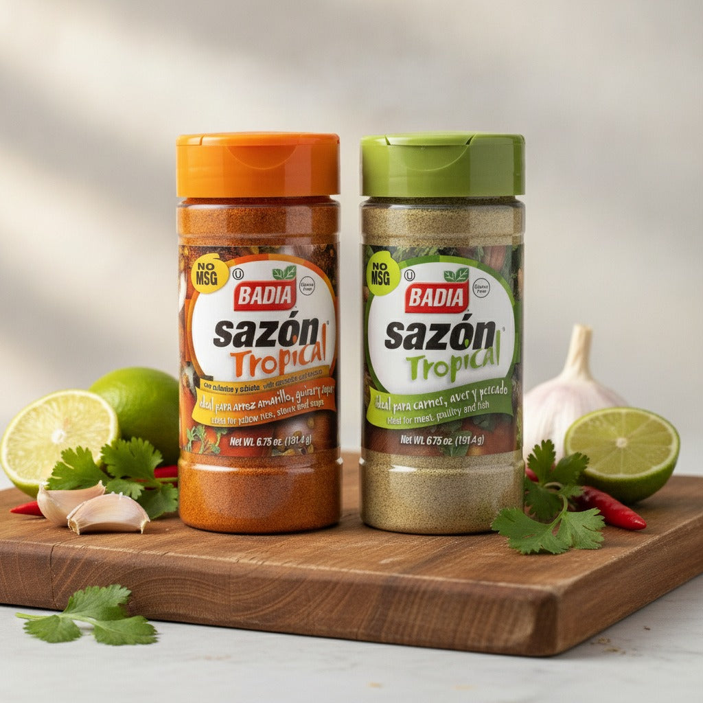 Badia Sazón Tropical & Sazón Tropical with Coriander and Annatto Bundle — lifestyle